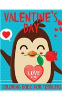 Valentine's Day Coloring Book for Toddlers