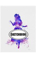 Sketchbook : Alice: 120 Pages of 8.5 x 11 Blank Paper for Drawing, Doodling or Sketching (Sketchbooks)