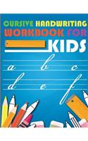 Cursive handwriting workbook for kids