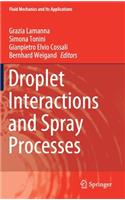 Droplet Interactions and Spray Processes