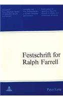 Festschrift for Ralph Farrell