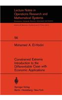 Constrained Extrema Introduction to the Differentiable Case with Economic Applications