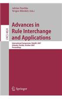 Advances in Rule Interchange and Applications