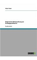 Empirische Untersuchung zur Prototypentheorie