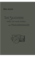 Das Skizzieren Ohne Und Nach Modell Für Maschinenbauer