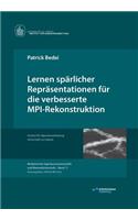 Lernen spärlicher Repräsentationen für die verbesserte MPI-Rekonstruktion