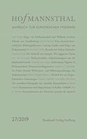 Hofmannsthal - Jahrbuch Zur Europaischen Moderne