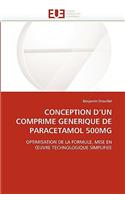 Conception D Un Comprime Generique de Paracetamol 500mg