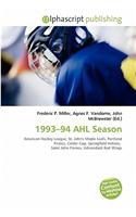 1993-94 Ahl Season: (English)