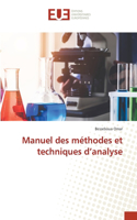 Manuel des méthodes et techniques d'analyse