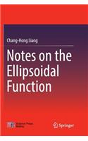 Notes on the Ellipsoidal Function