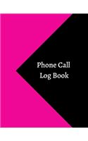 Phone Call Log Book