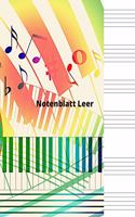 Notenblatt Leer