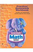 Georgia Harcourt Math: Practice/Homework Workbook