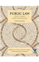 Public Law: Text, Cases, and Materials, 3rd Ed.