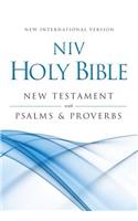NIV, Holy Bible New Testament with Psalms and   Proverbs, Pocket-Sized, Paperback, Blue