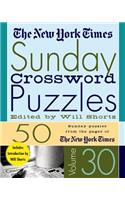 The New York Times Sunday Crossword Puzzles Volume 30