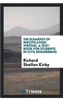 The Elements of Specification Writing