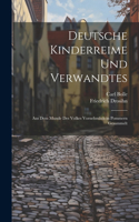 Deutsche Kinderreime Und Verwandtes