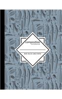 Composition Notebook Wide Ruled Lined Paper