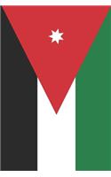 Jordan Flag Notebook - Jordanian Flag Book - Jordan Travel Journal