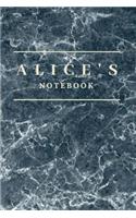 Alices's Notebook