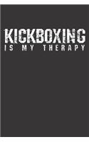 Notebook: Kickboxing Muay Thai Boxing Martial Arts Dot Grid 6x9 120 Pages Journal