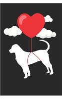 Mastiff Journal - Mastiff Notebook - Valentine's Day Gift for Mastiff Lovers: Unruled Blank Journey Diary, 110 blank pages, 6x9 (15.2 x 22.9 cm)