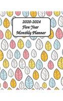 2020-2024 Five Year Monthly Planner 8x10