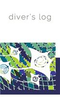 Diver's Log: Diving Log Book 5.25 x 8 SCUBA Dive Record Logbook Soft-Cover Manta Ray