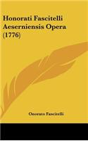 Honorati Fascitelli Aeserniensis Opera (1776)