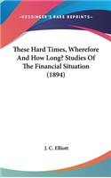 These Hard Times, Wherefore And How Long? Studies Of The Financial Situation (1894)