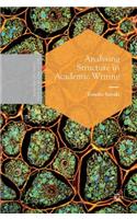 Analysing Structure in Academic Writing