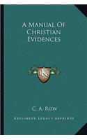 Manual of Christian Evidences