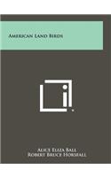 American Land Birds