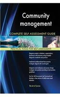 Community management Complete Self-Assessment Guide