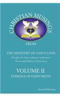 Christian Musings Evidence of God's Truth