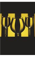Three Wine Glasses Journal