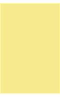 Journal Flavescent Yellow Color Simple Plain Flavescent Yellow