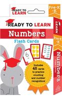 Ready to Learn: Pre-K-K Numbers Flash Cards: Includes 48 Cards to Practice Counting and Number Recognition!(Ready to Learn)