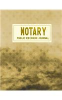 Public Notary Records Journal