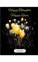 Happy Thoughts Happy Year 2020 Calendar Planner