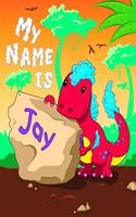 My Name is Jay: 2 Workbooks in 1! Personalized Primary Name and Letter Tracing Book for Kids Learning How to Write Their First Name and the Alphabet with Cute Dinos