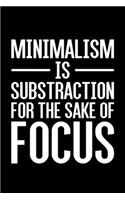 Minimalism Is Subtraction For The Sake Of Focus