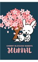 Cherry Blossom Rabbits Journal