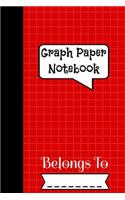 Graph Paper Notebook Belongs To