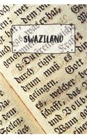 Swaziland: Ruled Travel Diary Notebook or Journey Journal - Lined Trip Pocketbook for Men and Women with Lines