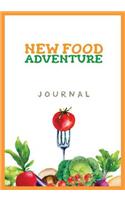 New Food Adventure Journal: Food Tasting Log Book