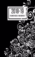 2018-19 Planner Weekly and Monthly: July 2018 to June 2019 - 8 x 10 Inches - Paperback(18 Academic Planner)