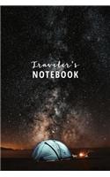 Traveler's Notebook: Family's Log Book to Record Camping and Campground Details - Starry Sky Edition